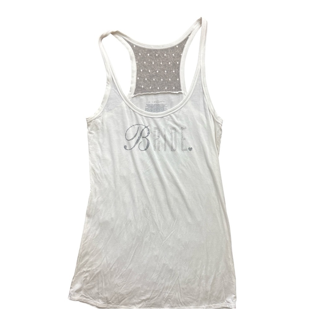 Victoria's Secret I do Sequin Bride Tank - large - white